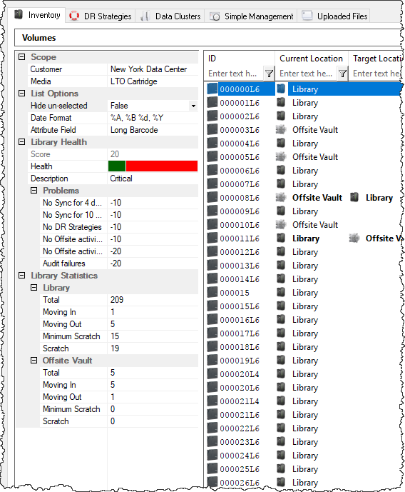 tapemaster_library_health.png