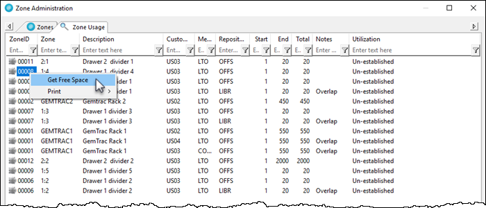 tapemaster_zone_usage_free_space.png